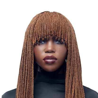 Nancy - Full Lace 28" Color 30&27 Mixed Fringe Wig
