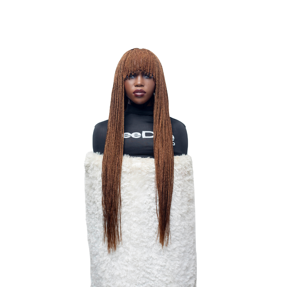 Nancy - Full Lace 28" Color 30&27 Mixed Fringe Wig