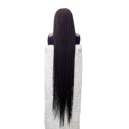 Paige - Senegalese Twist Fringe Full Lace 50" Color 33 Brown Wig