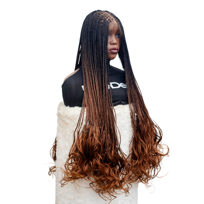 Savannah - 26" Color P29 Twotone 13x4 HD Frontal French Curls