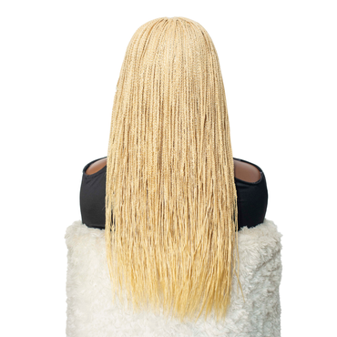 Ashley - 22" Blonde 13x4 Lace Frontal Knotless Braided Wig