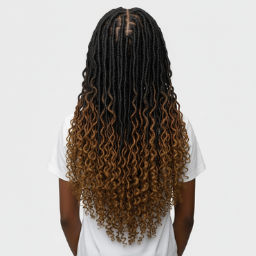 Eva - Faux Goddess Rivier Locs.