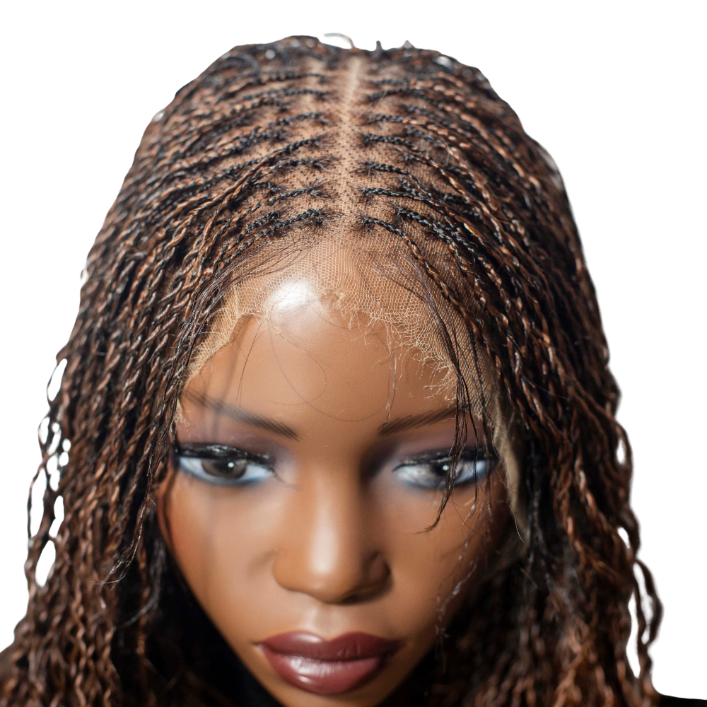 Sierra -16" HD 13x4 Lace Frontal Color 30 Mini Twist French Curls Wig