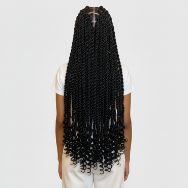 Madison - large twist curly end