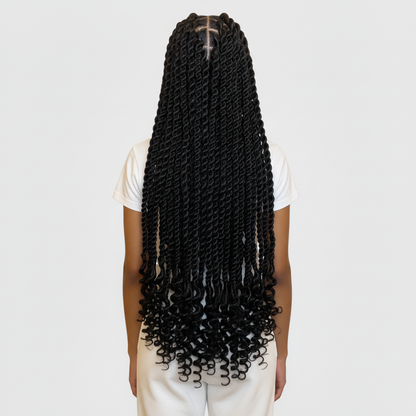 Madison - large twist curly end