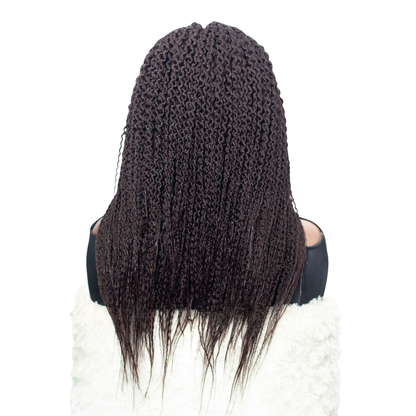 Sydney - 20" 13x4 Lace Spiral Twist Wig Color 33 Brown