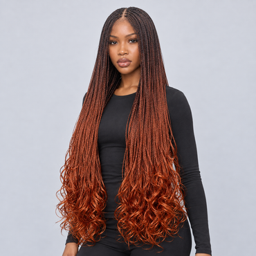 Savannah French Curls - 30" HD 13x4 Lace Frontal Color 1B/350