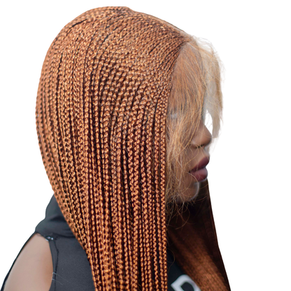 Tiana - Center Part Cornrow 28" HD 13x4 Frontal Color 350
