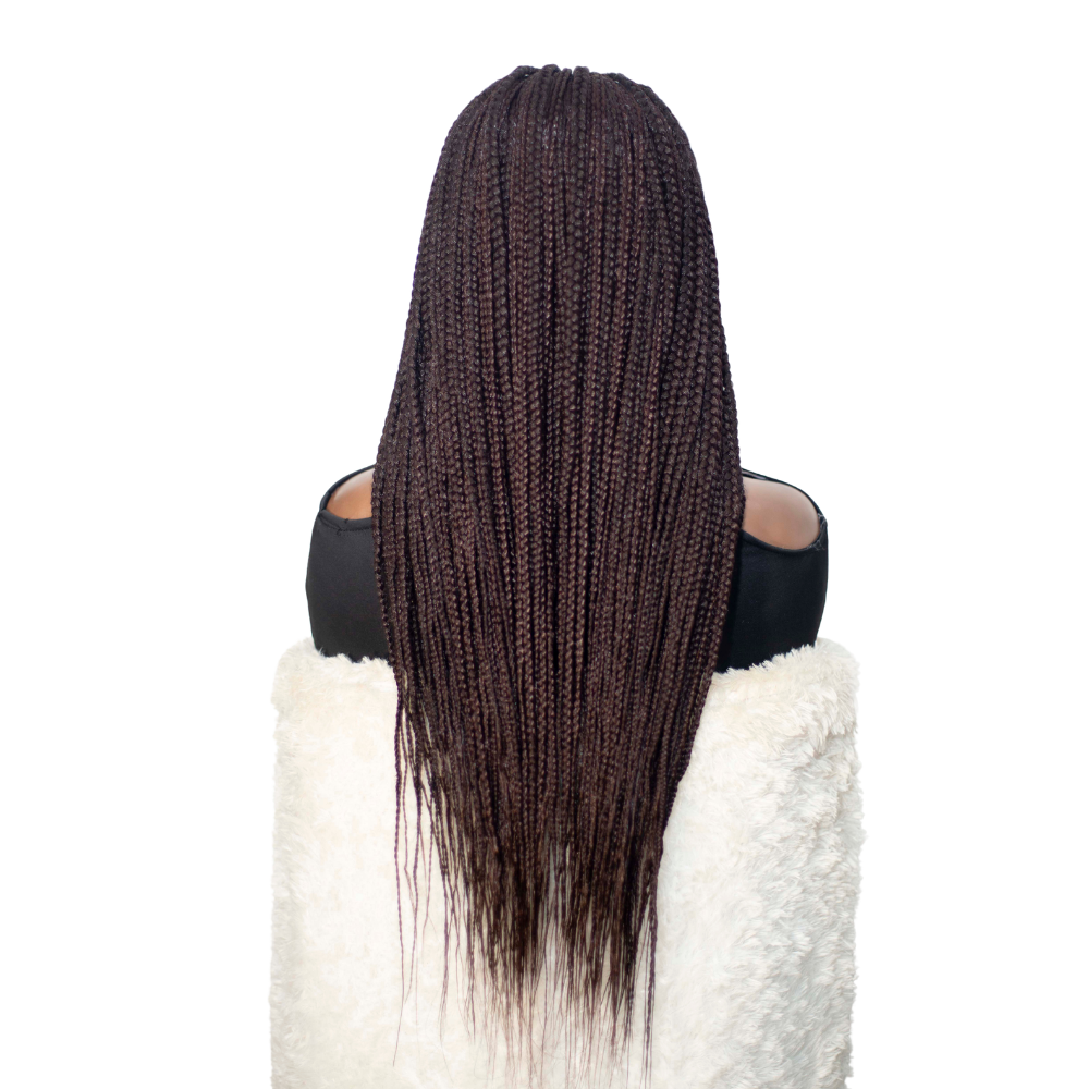 Tiana - Center Part Cornrow 28" HD 13x4 Frontal Color 33 Brown