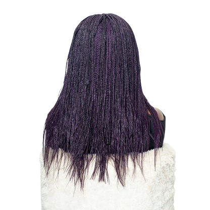 Ashley - 20" 4x4 Closure Purple Feathers Wig
