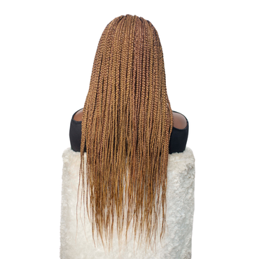 Tiana - Center Part Cornrow 28" HD 13x4 Frontal Color 27 & 30 Mixed