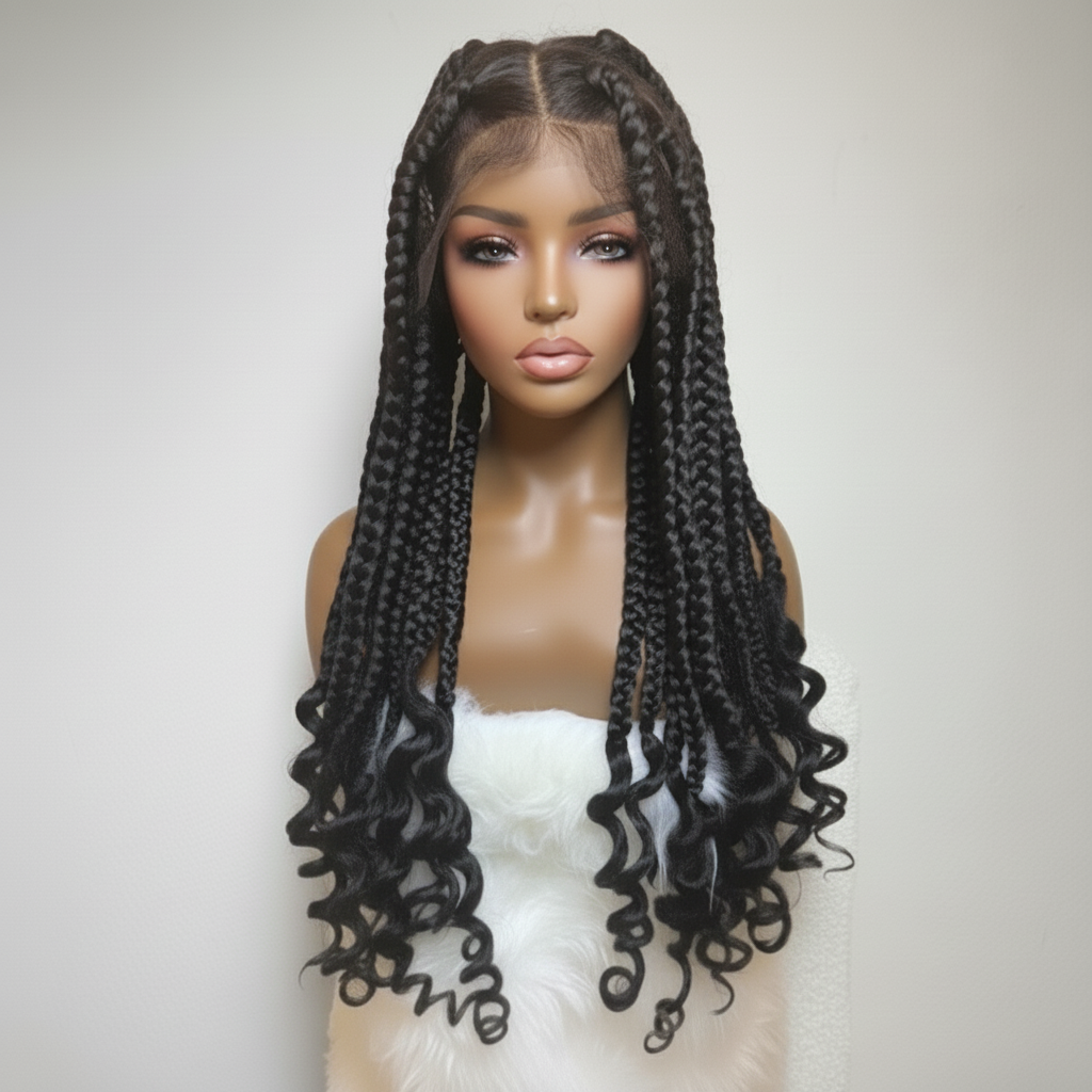Layla - large braids curly end