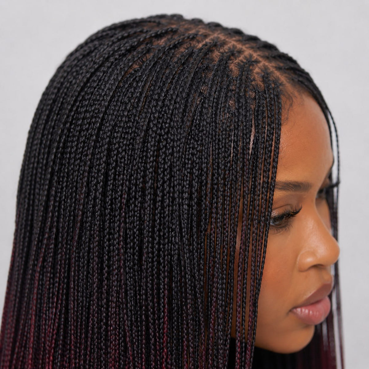 Savannah French Curls - 30" HD 13x4 Lace Frontal Color 1B/Bug