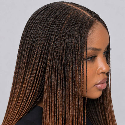 Ally Micro Twists - 30" HD 5x5 Lace Closure Color 30 & 33 Mixed