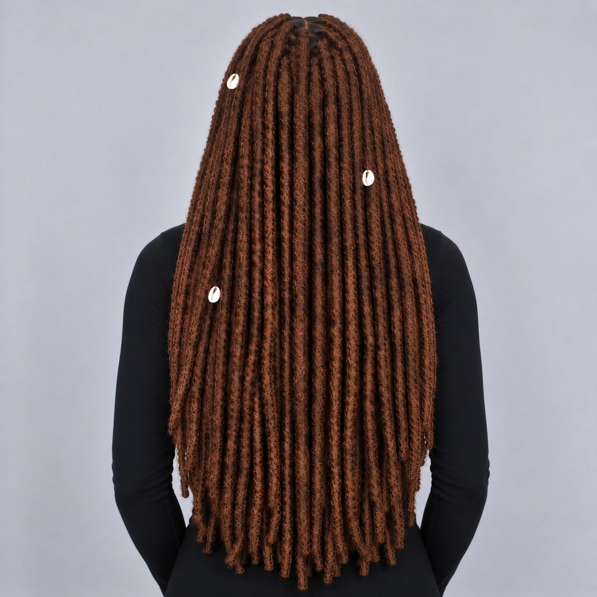Jade Faux Locs - 30" HD Full Lace Color 33 Brown