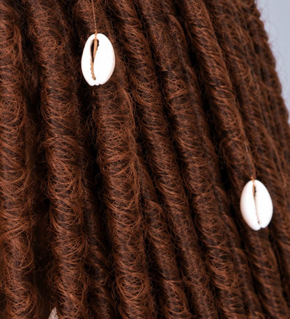 Jade Faux Locs - 30" HD Full Lace Color 33 Brown