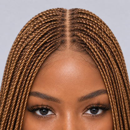 Sarah - Mini Twists - 20" HD 13x4 Lace Frontal Color 30/27 Mixed