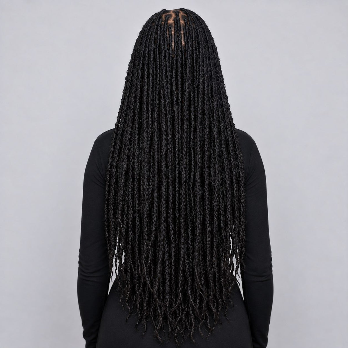 Jade Faux Locs - 42" HD Full Lace Natural Color