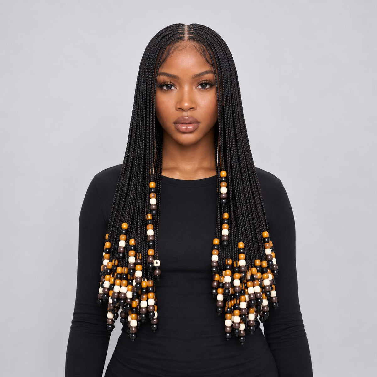 Harper Fulani braids - 22'' HD Natural black