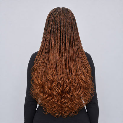 Savannah - French Curls - 20" - HD 13x4 Lace Frontal - Color Brown