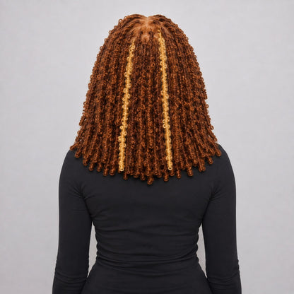 Joyce - Fluffy Locs 16" HD Full Lace Color 30 & Blonde