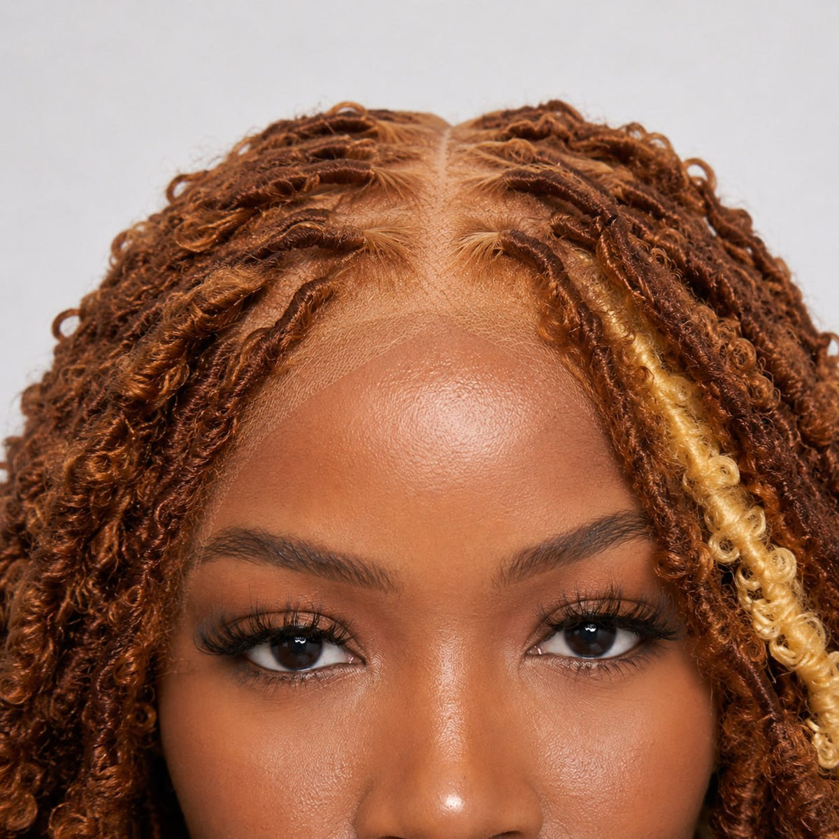 Joyce - Fluffy Locs 16" HD Full Lace Color 30 & Blonde