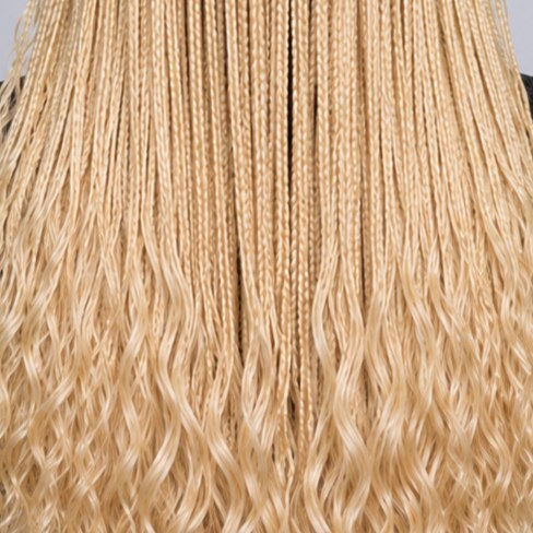 Nora - Bohemian Knotless Braids 28” HD Full Lace Color 613