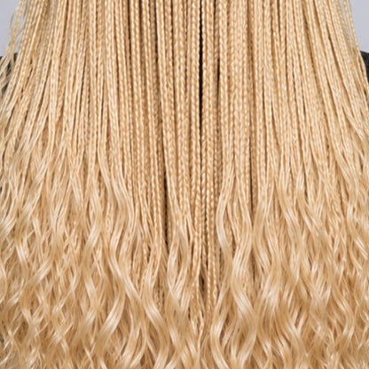 Nora - Bohemian Knotless Braids 28” HD Full Lace Color 613
