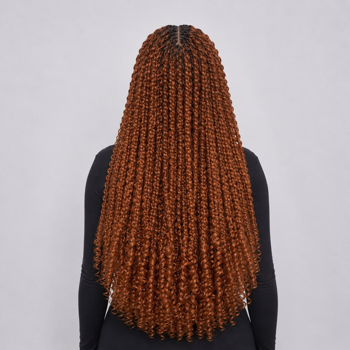 Nelly Kinky Twist - 26" 4x4 Lace Closure Color 30 Brown Wig