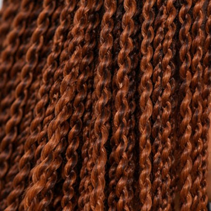 Nelly Kinky Twist - 26" 4x4 Lace Closure Color 30 Brown Wig