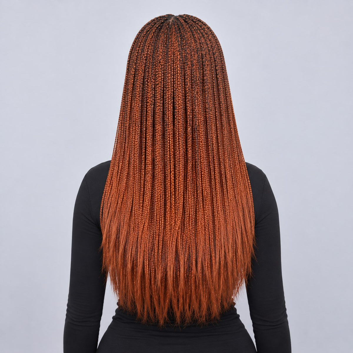 Sheyla Micro Knotless Braids - 22" 13x4 Lace Frontal Color 27/350 Mixed