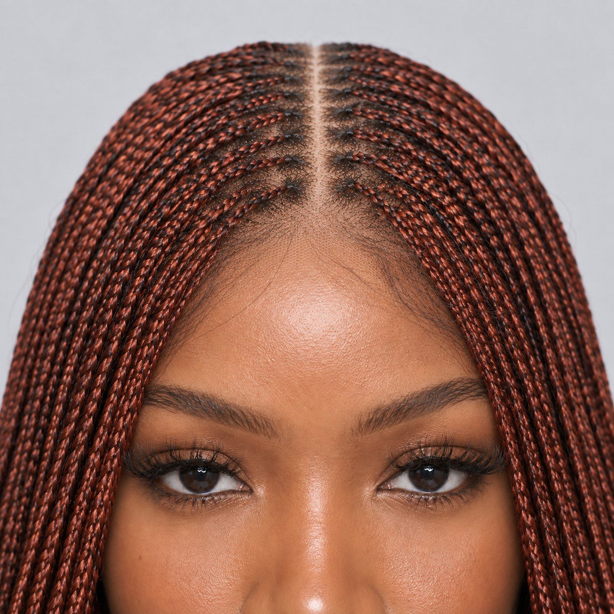 Sheyla Micro Knotless Braids - 22" 13x4 Lace Frontal Color 350