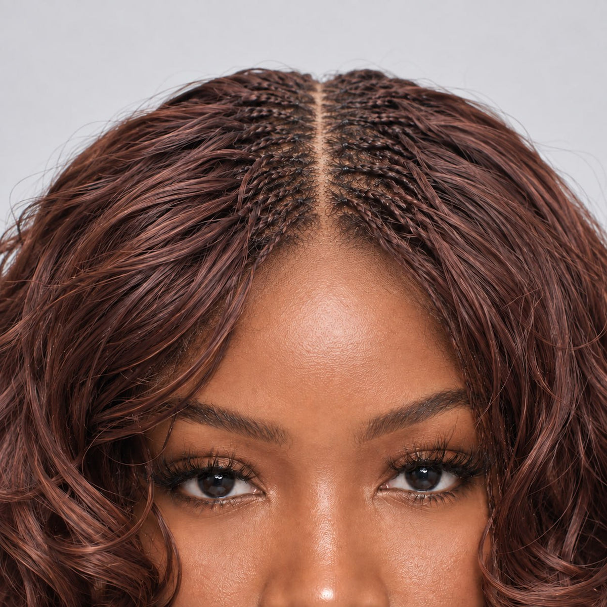 Missy - French Curls Knotless 12" HD 5x5 Closure Color 33 Brown