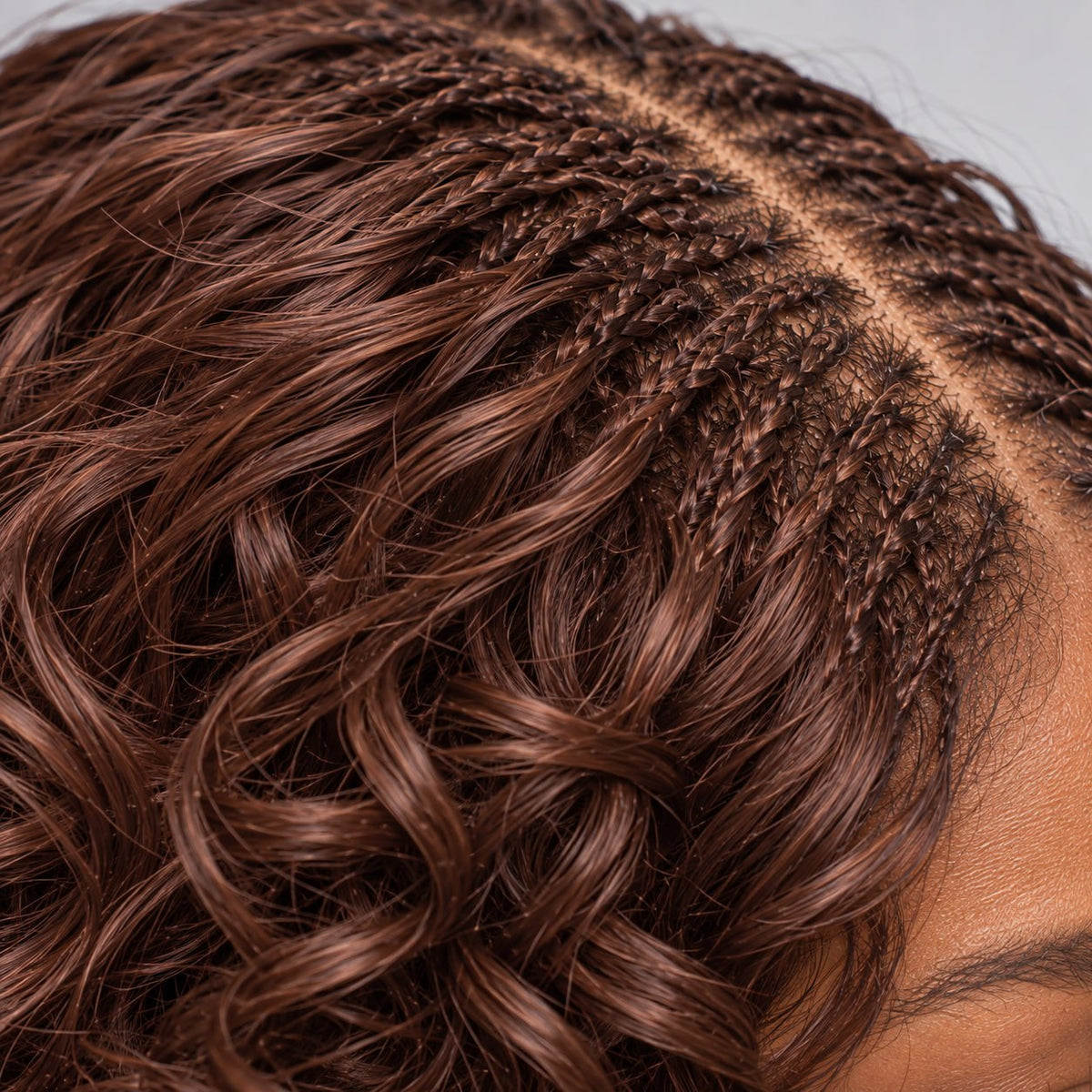 Missy - French Curls Knotless 12" HD 5x5 Closure Color 33 Brown