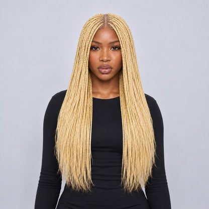 Ashley Knotless Braids - 22" 13x4 Lace Frontal Blonde