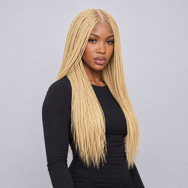 Ashley Knotless Braids - 22" 13x4 Lace Frontal Blonde