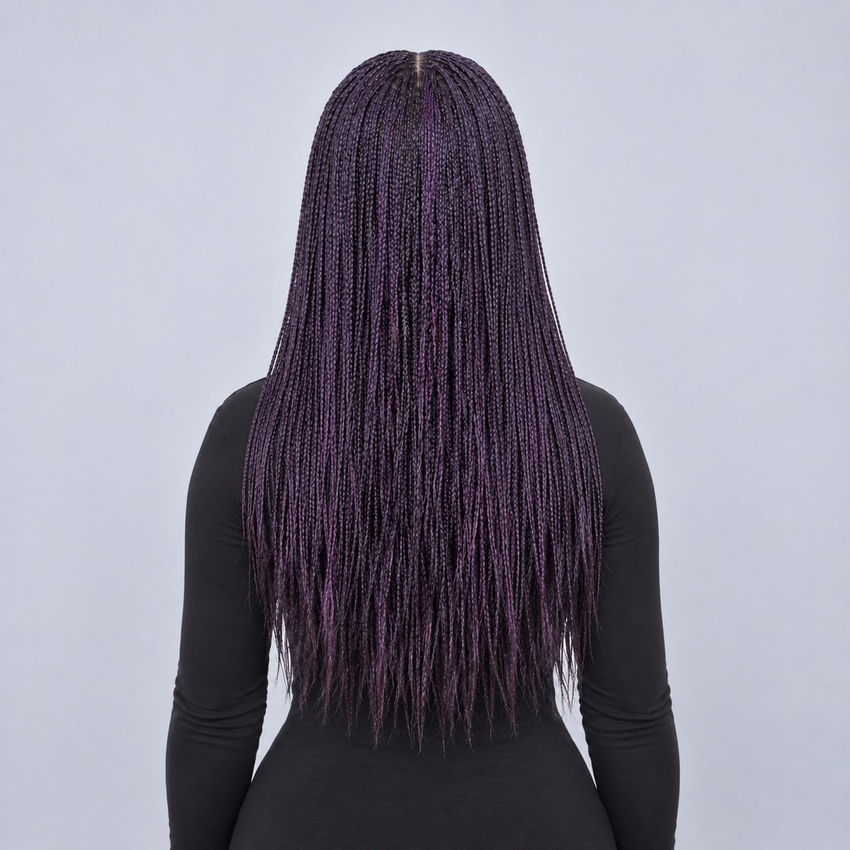 Ashley Feathers - 20" 4x4 Lace Closure Purple