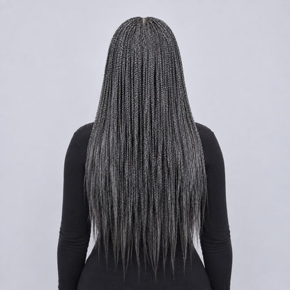 Ashley Knotless Braids - 22" 13x4 Lace Frontal Grey