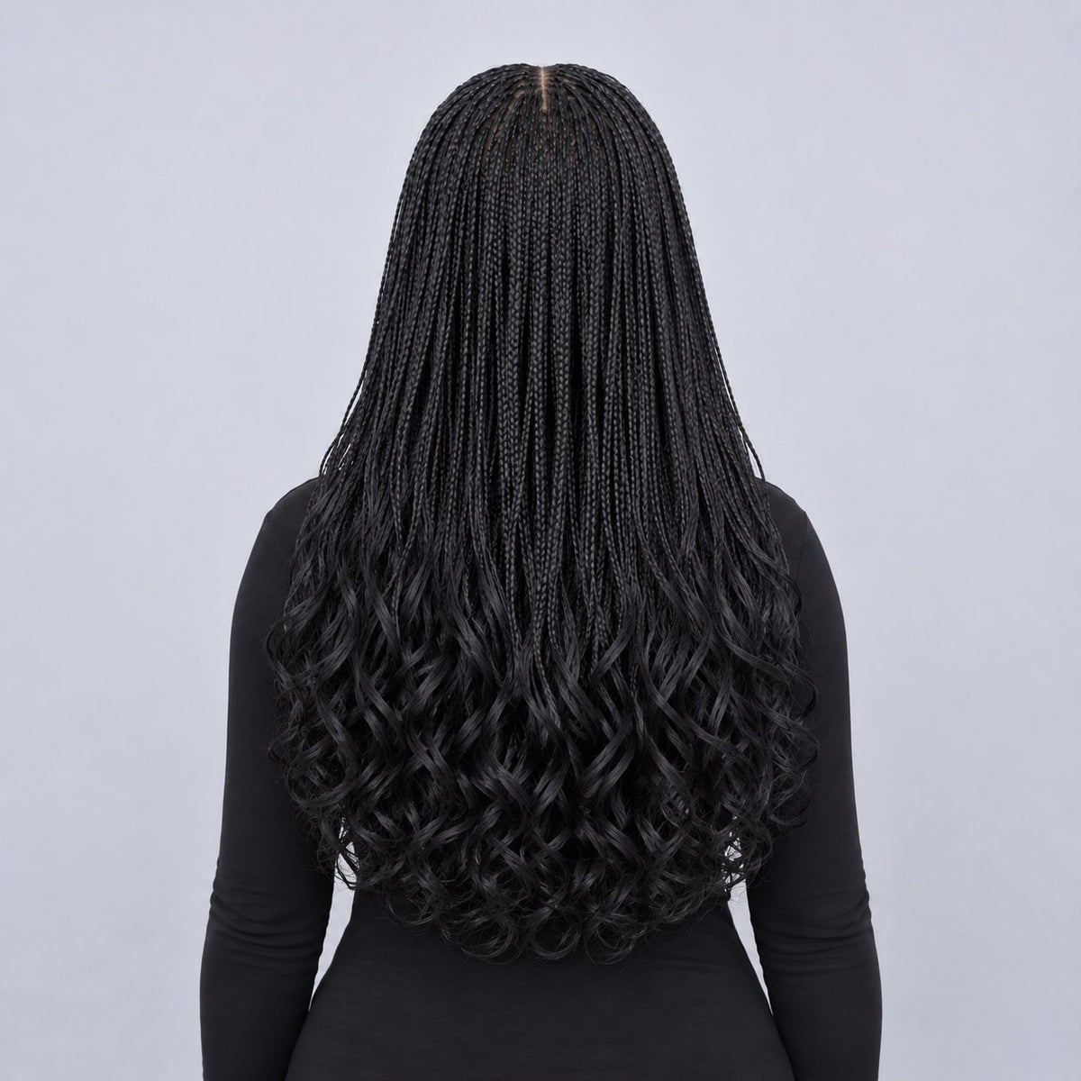 Savannah French Curls - 18" HD 13x4 Frontal Knotless Wig - Black