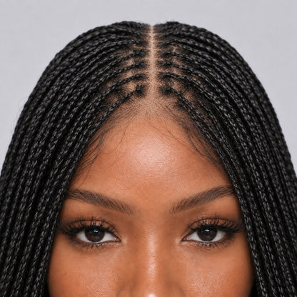 Savannah French Curls - 18" HD 13x4 Frontal Knotless Wig - Black