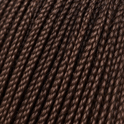 Naima Curly Tips Braids - 18” 5x5 HD Closure Glueless Color 33 Brown