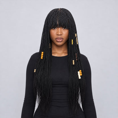 Nancy Fringe Knotless Braids - 26” Full Lace Glueless
