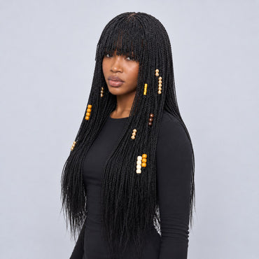 Nancy Fringe Knotless Braids - 26” Full Lace Glueless