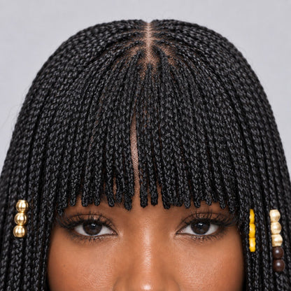 Nancy Fringe Knotless Braids - 26” Full Lace Glueless