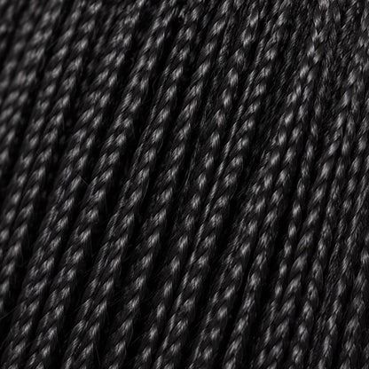 Nancy Fringe Knotless Braids - 26” Full Lace Glueless Natural Black