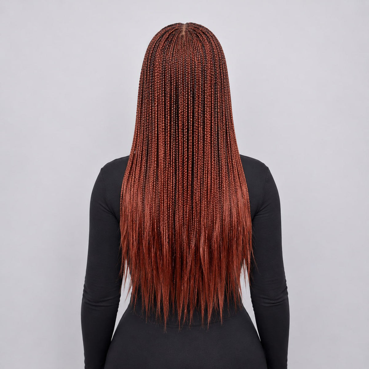 Ashley Knotless braids - 20' 4x4 Glueless Closure Color 350