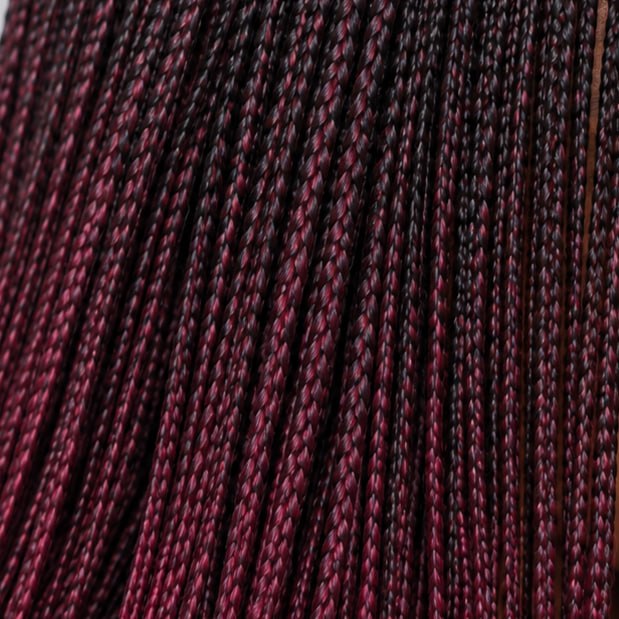 Ashley - Knotless Braids 28" HD 5x5 Lace Closure Color 1B/BUG