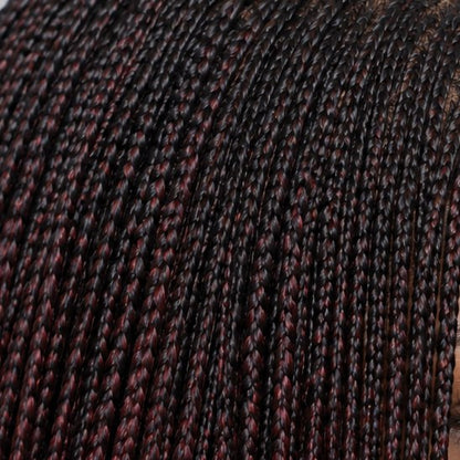 Ashley - Knotless Braids 28" HD 5x5 Lace Closure Color 1B/350