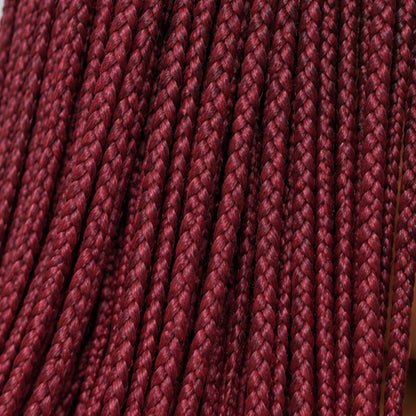 Lena - Box Braids 26" HD 13x4 Frontal Wine Color