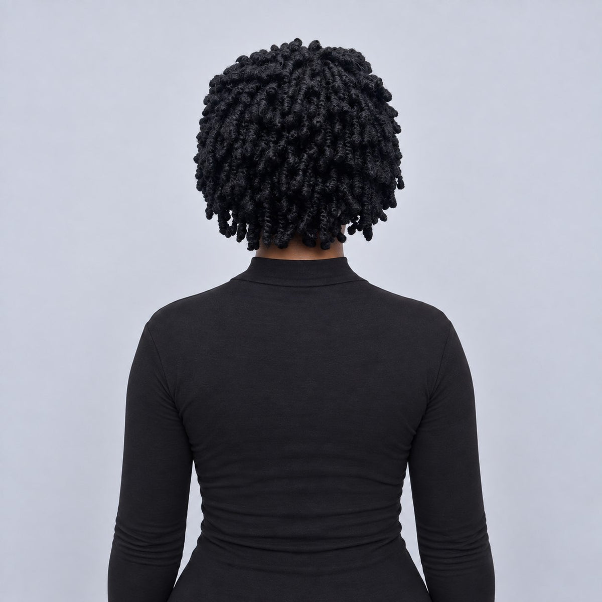 Nelly Kinky twist - 6” 4x4 Glueless Closure Natural Black